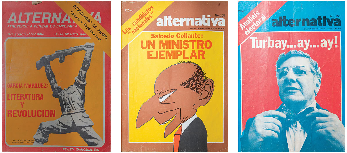 Colección de la revista Alternativa. Hemeroteca patrimonial de la Biblioteca Pública Piloto de Medellín.