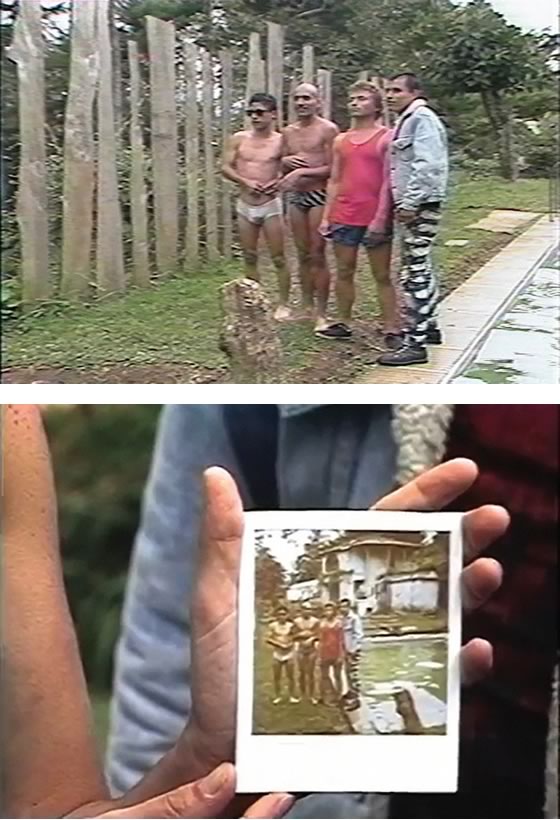 Fotogramas tomados del documental Mirar al muerto, por favor. 1988.