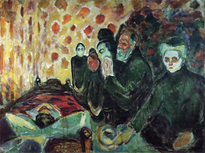 Agonía, Edvard Munch, 1915.