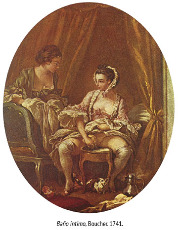 Baño íntimo, Boucher. 1741.