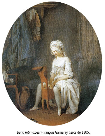 Baño íntimo, Jean-François Garneray. Cerca de 1805.